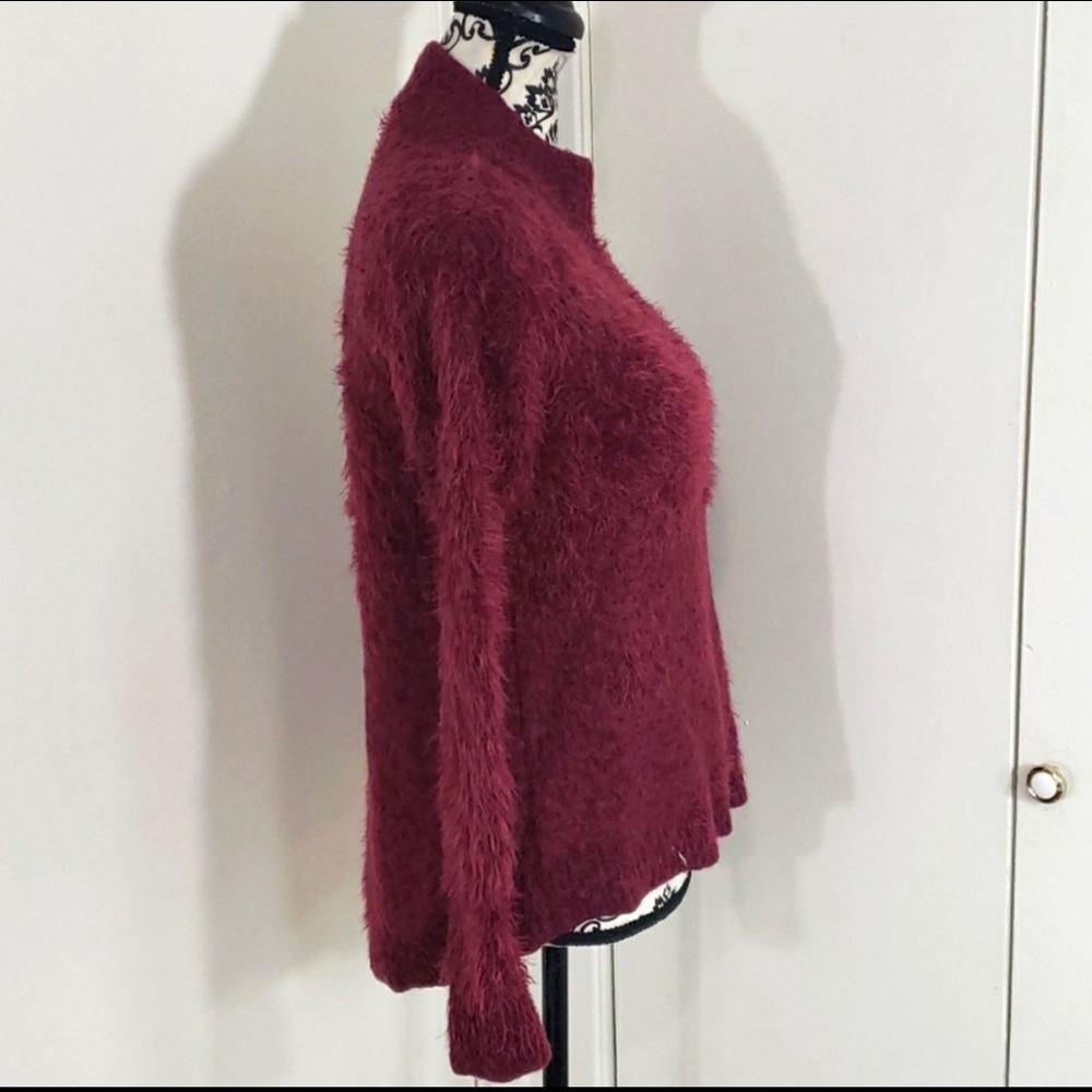 A NEW DAY FURRY MOCK TURTLENECK PULLOVER SWEATER - Picture 3 of 9